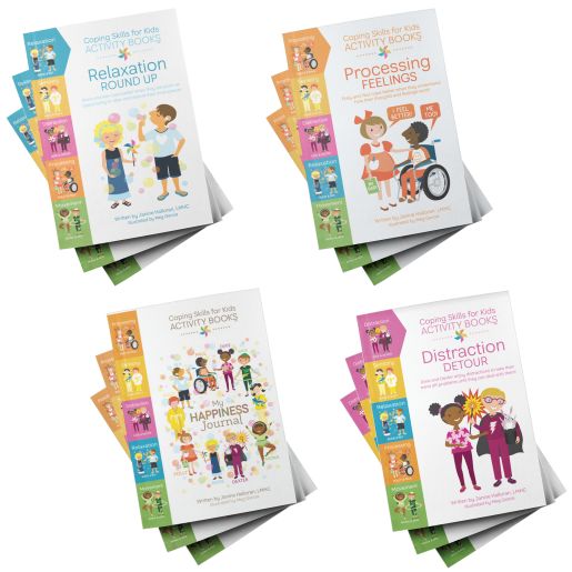 Really Good Stuff® SEL Coping Skills for Kids Activities Books - Set of 4