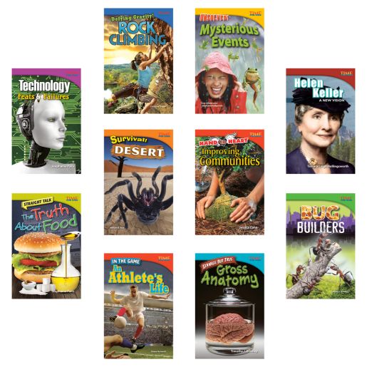 TIME FOR KIDS® Informational Text Grade 4 Readers Set 1 10-Book Set