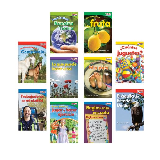 TIME FOR KIDS® Informational Text Grade K Readers Set 2 10-Book Spanish Set