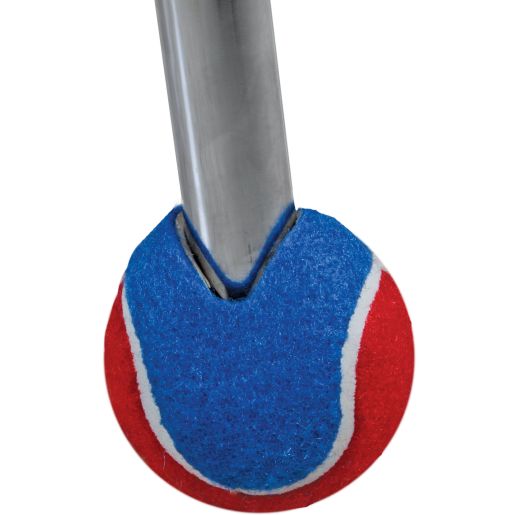 Quiet Chair Stay-Put Foot Covers - Set Of 24 - Red-Blue