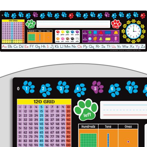 Paw Prints Self-Adhesive Vinyl Desktop Helpers™ - Set Of 24