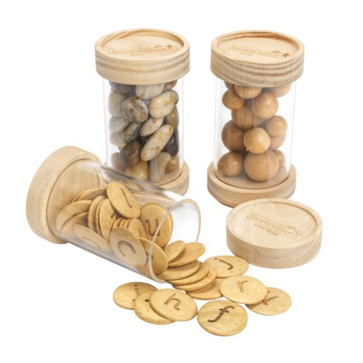 Excellerations® Refillable Stacking Tubes - Set of 6