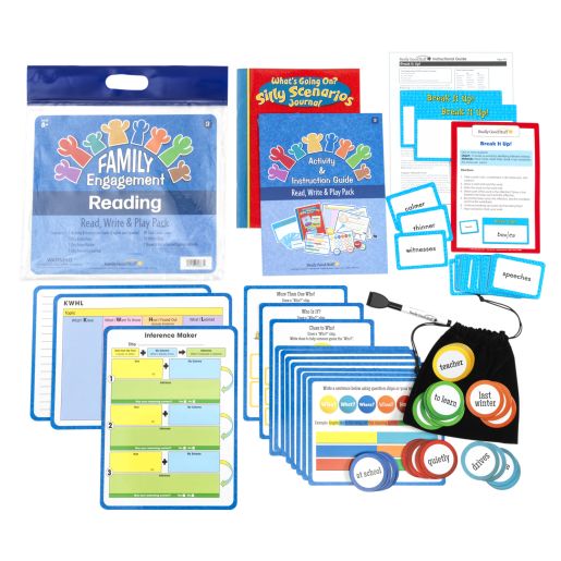 Family Engagement Reading - Read, Write and Play Pack - Third Grade