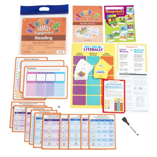 Family Engagement Reading - Read, Write and Play Pack - Fourth Grade