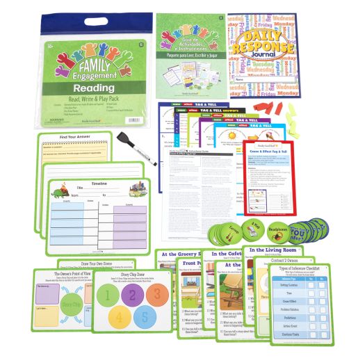 Family Engagement Reading - Read, Write and Play Pack - Fifth Grade