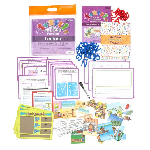 Participación Familiar: Prekinder - Lectura - Paquete para Leer, Escribir y Jugar (Spanish Family Engagement Reading: Grade PreK)