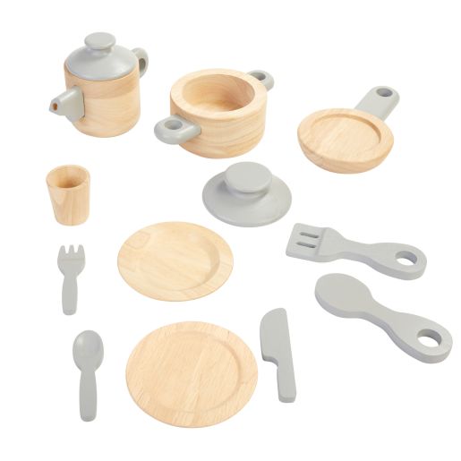 Excellerations® Sustainably Harvested Rubberwood Modern Cookware