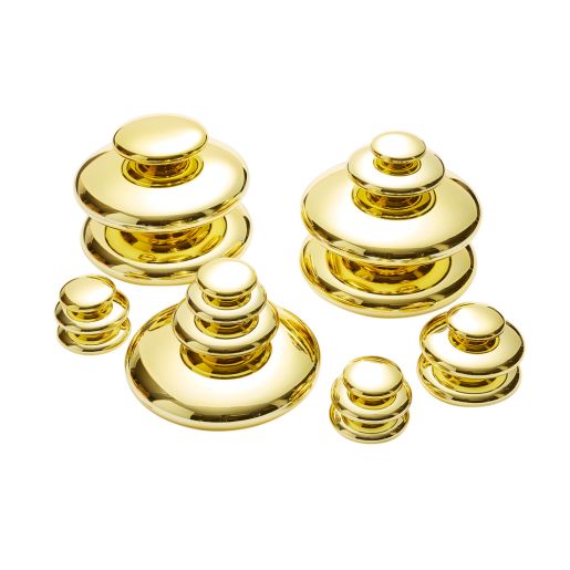 Sensory Mirrored Stacking Pebbles Gold - 20 Pack