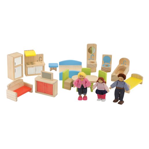 Hi-Rise Wooden Dollhouse