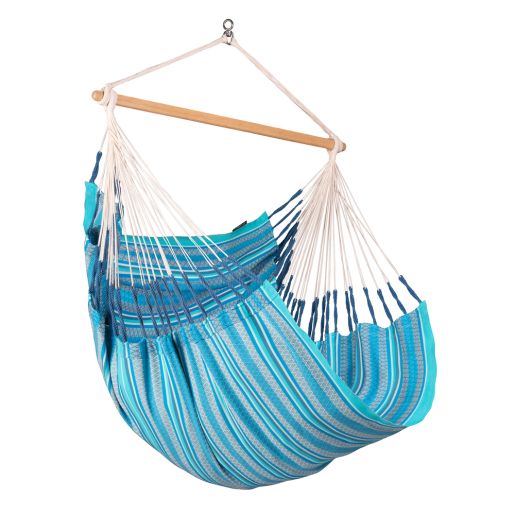 100% Organic Cotton Comfort Hammock Chair - Habana Azure