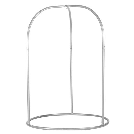 LA SIESTA® Romano Silver - Powder Coated Steel Stand for Hammock Chairs