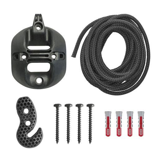 LA SIESTA® CasaMount Black - Multipurpose Suspension Set for Hammock Chairs