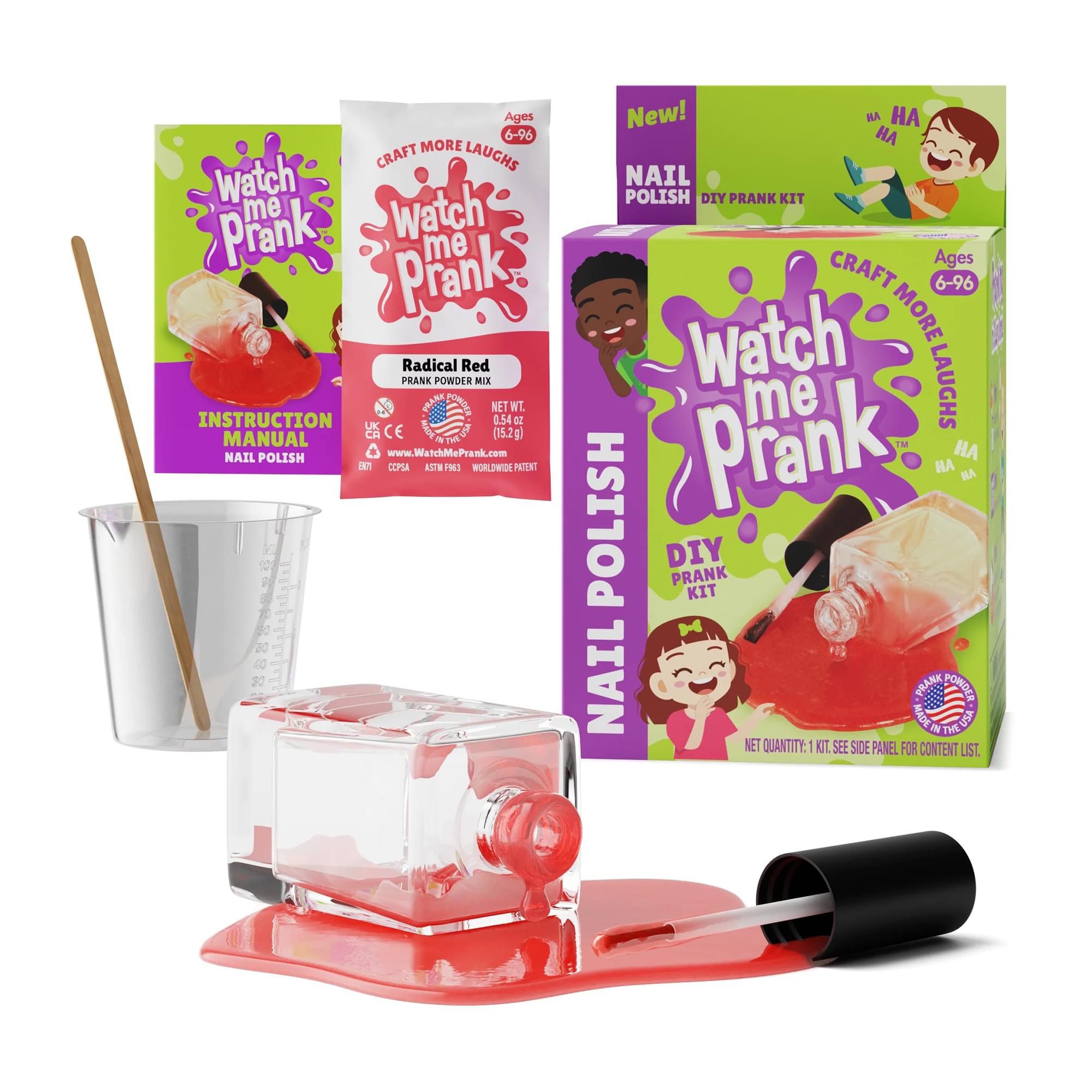 WatchMePrank DIY Prank Kit | Nail Polish