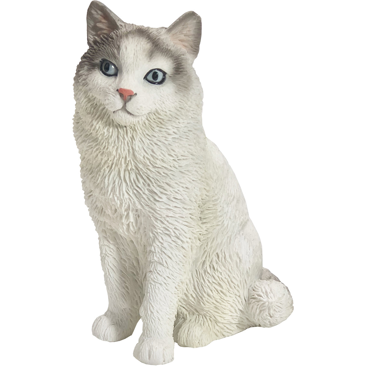 SANDICAST Bicolor Ragdoll Cat Sculpture