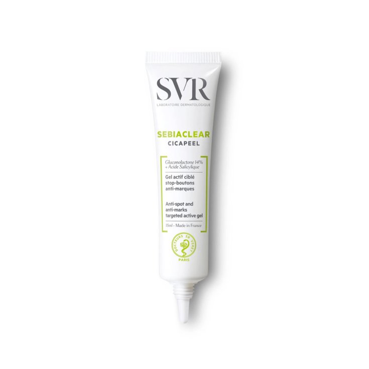 Svr Sebiaclear Cicapeel aktiv gelmål Stop-15 ml knapper