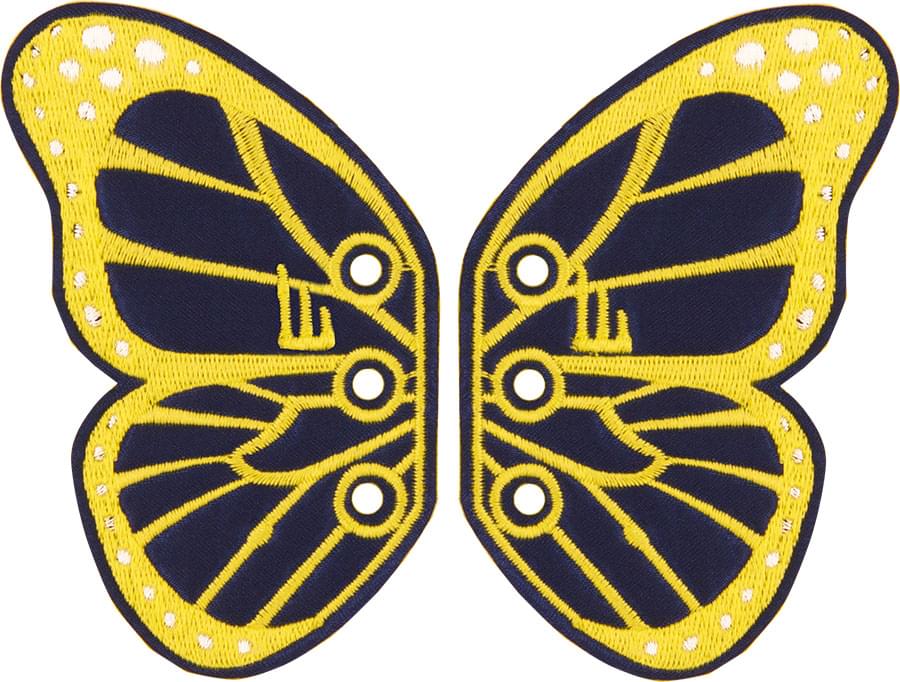 Shwings Shoe Accessories: Blue Lime Butterfly