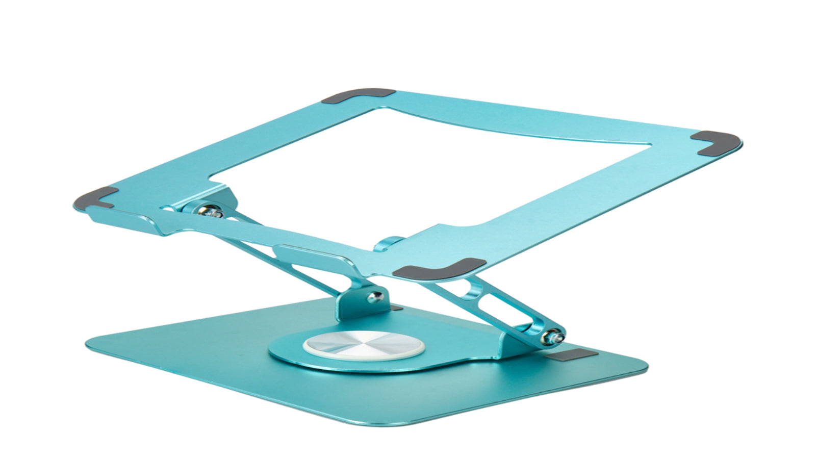 Uncaged Ergonomics Swivel Laptop Stand Ocean Blue