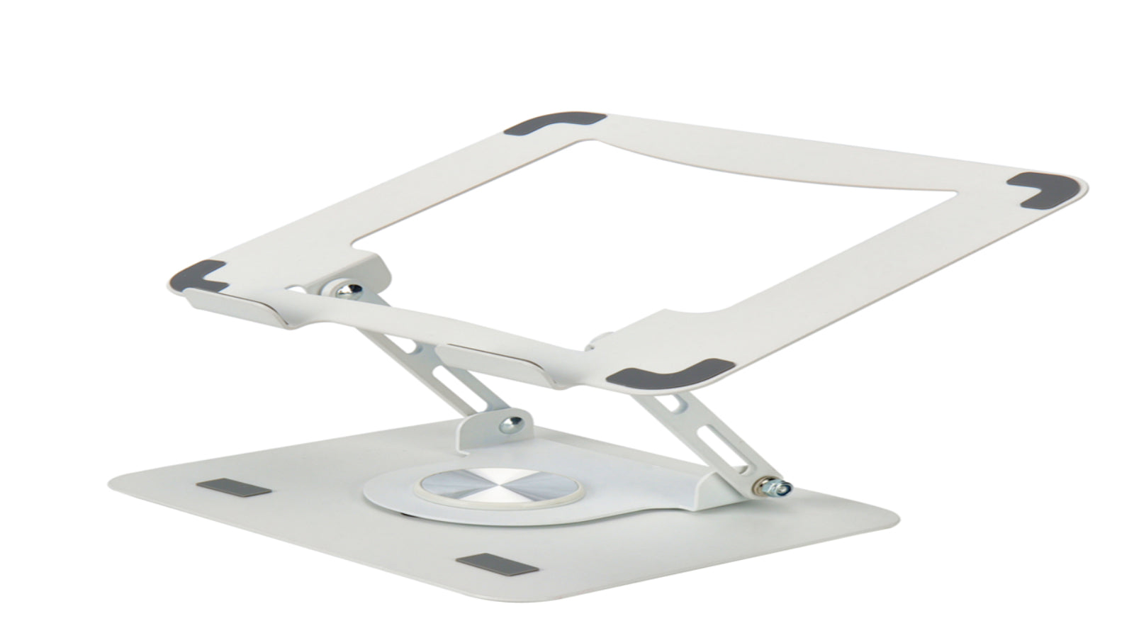 Uncaged Ergonomics Swivel Laptop Stand White