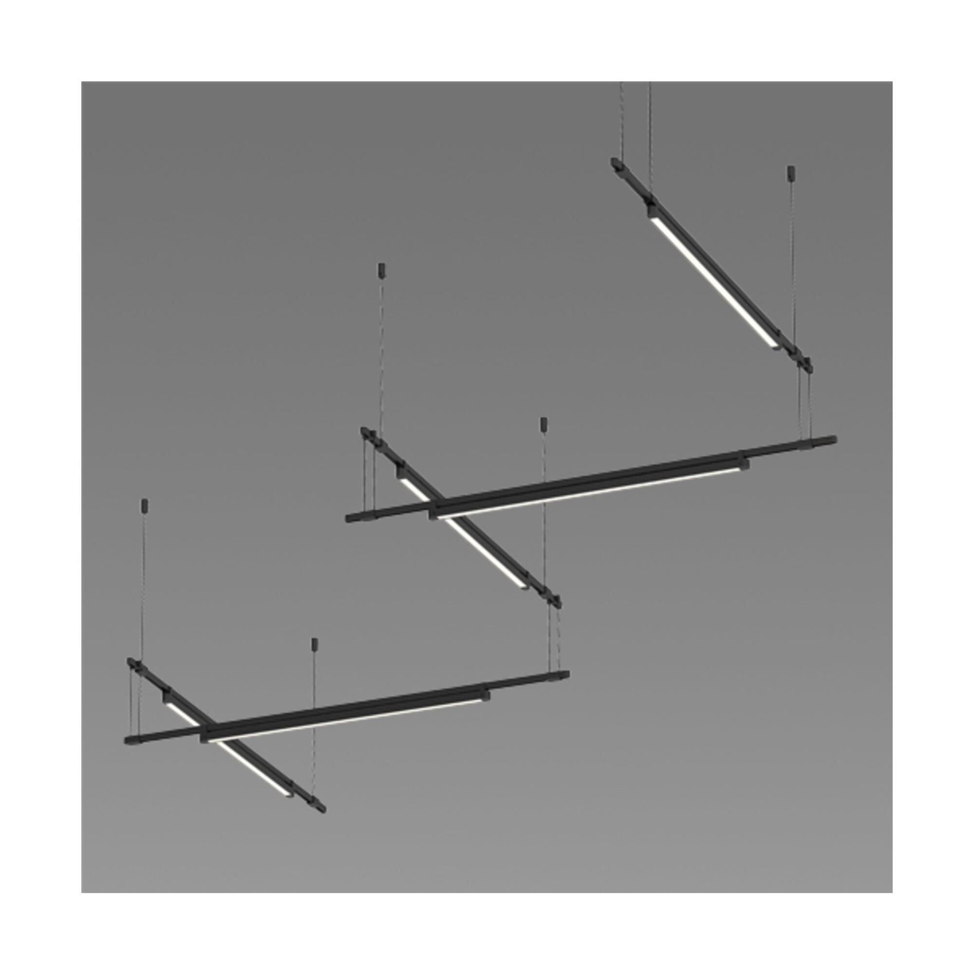 SONNEMAN Suspenders 118 Inch 15 Light LED Linear Suspension Light Suspenders - S1K36K-JR1806XX-LB24 - Modern Contemporary