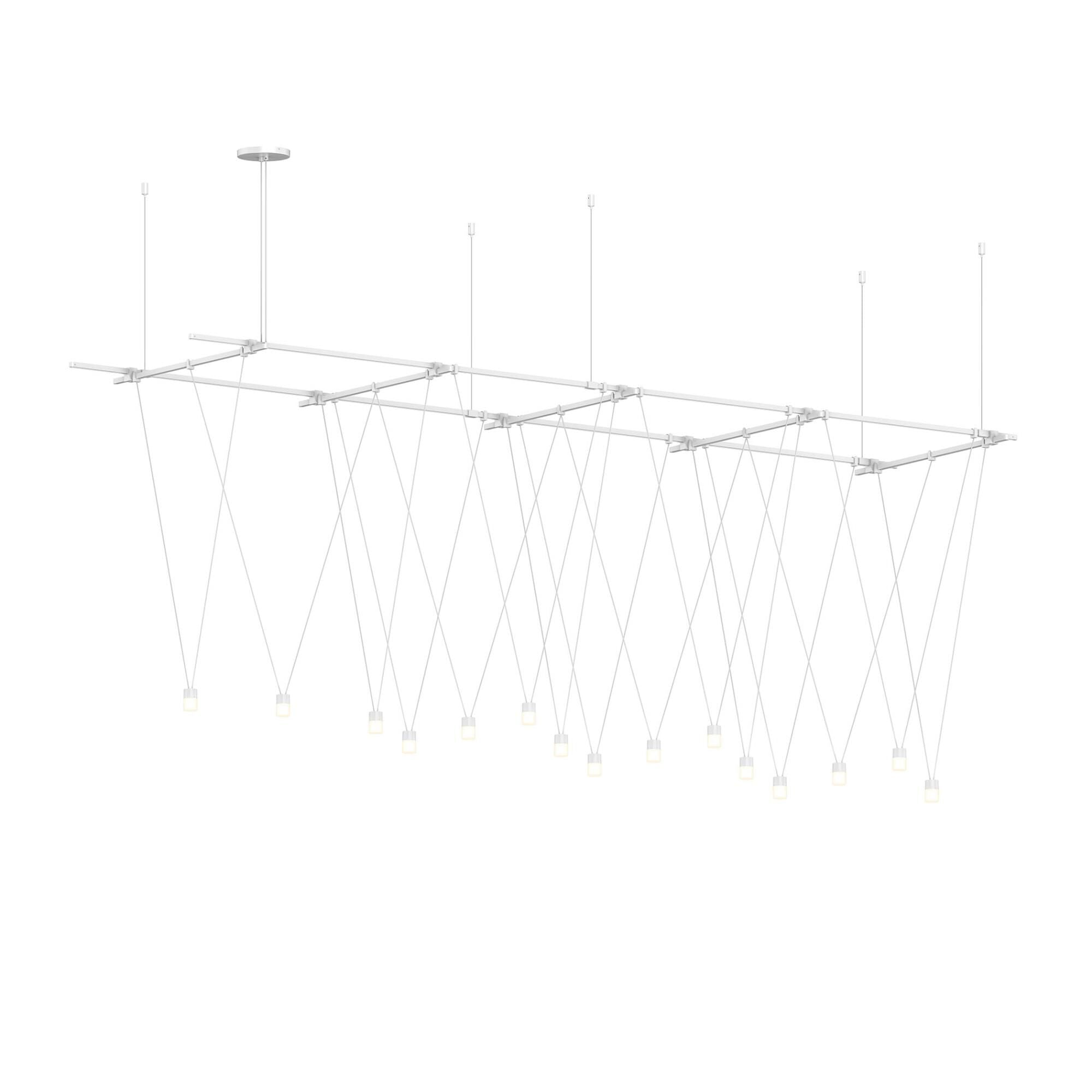 SONNEMAN Suspenders 96 Inch Linear Suspension Light Suspenders - SLS1148-W - Modern Contemporary