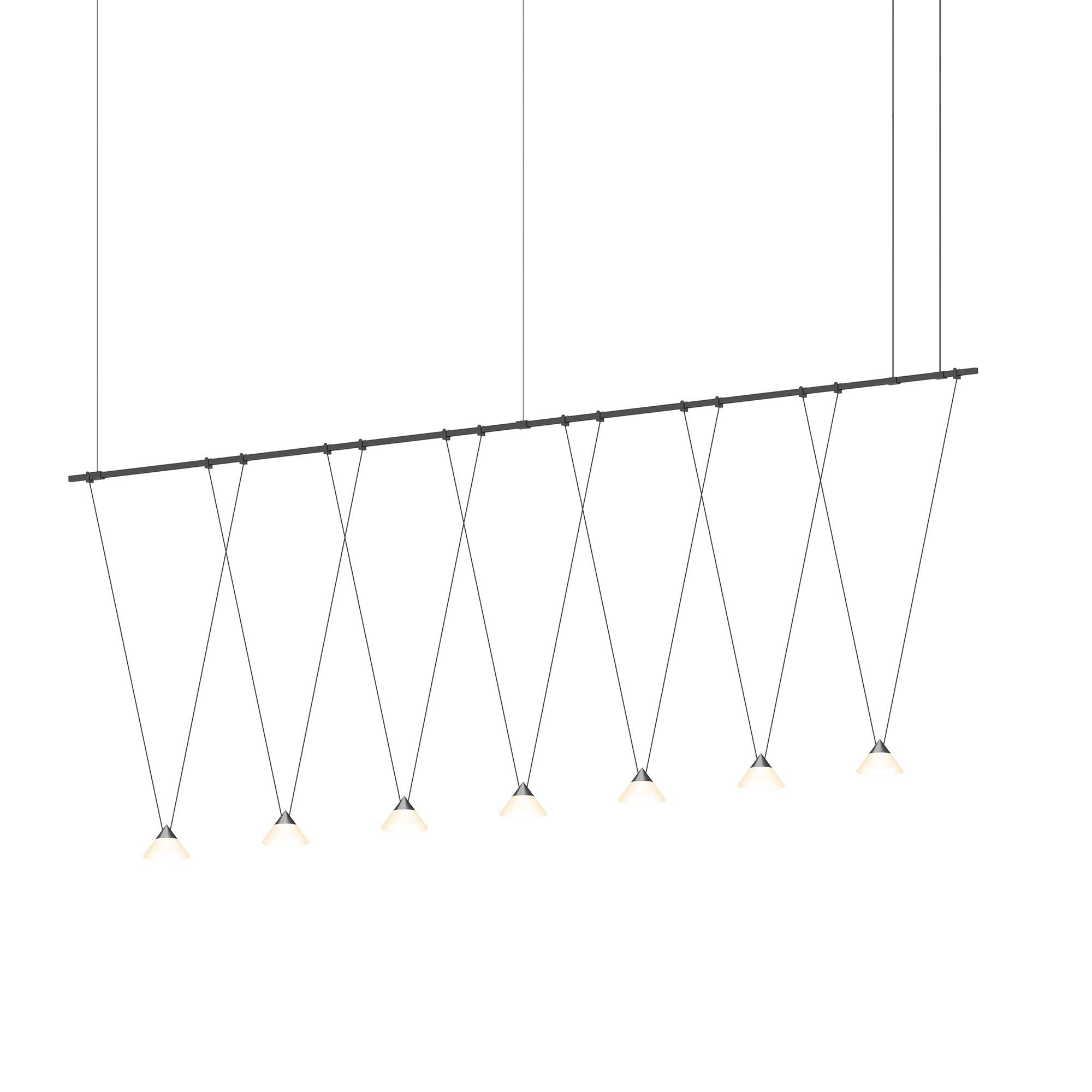 SONNEMAN Suspenders 97 Inch 7 Light LED Linear Suspension Light Suspenders - SLS1167 - Modern Contemporary