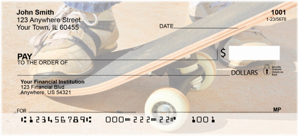 Skateboarding Summers Personal Checks
