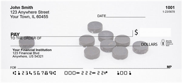 Hockey Face Off Personal Checks