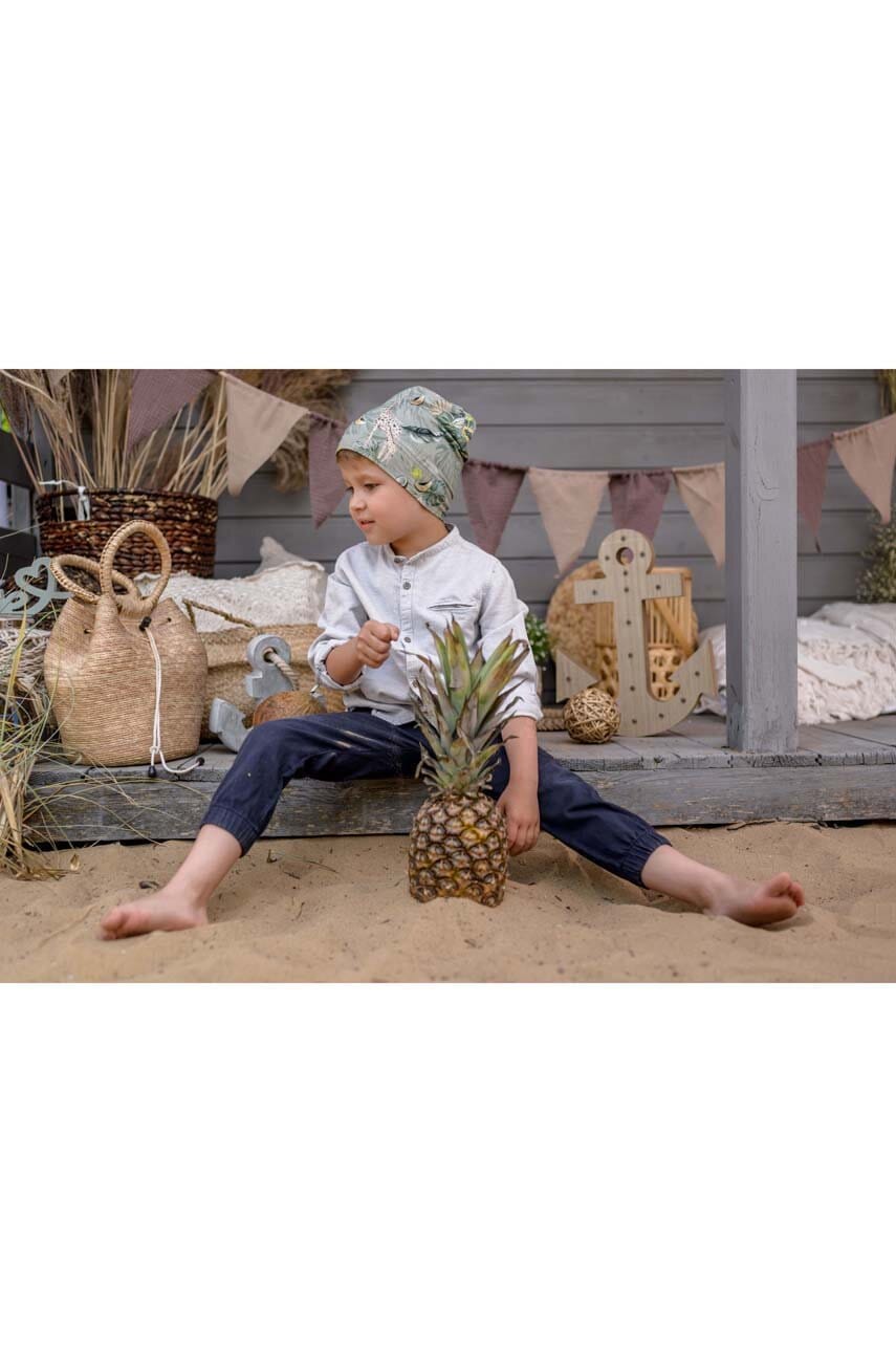 Dječja kapa Jamiks FINLI boja: ružičasta, od tanke pletenine