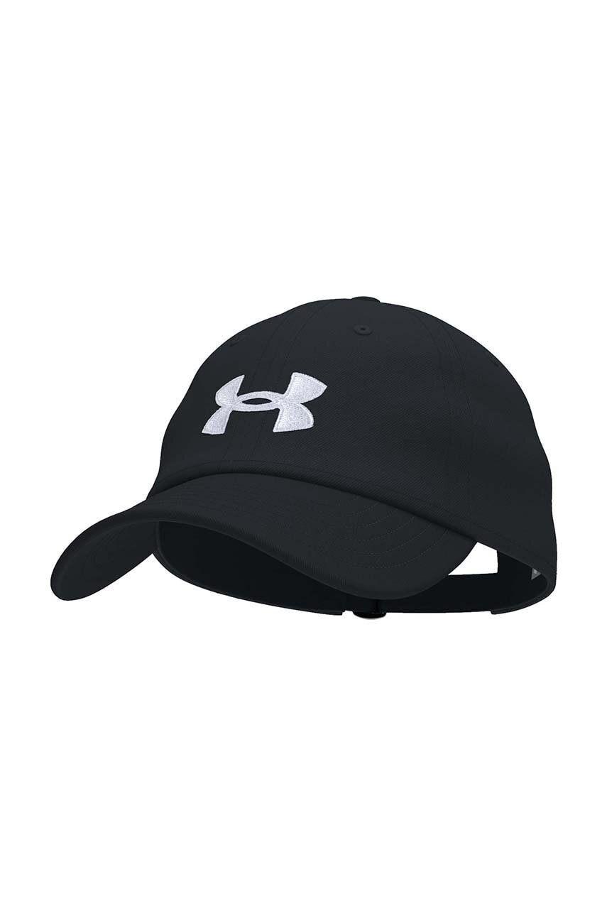 Otroška baseball kapa Under Armour črna barva