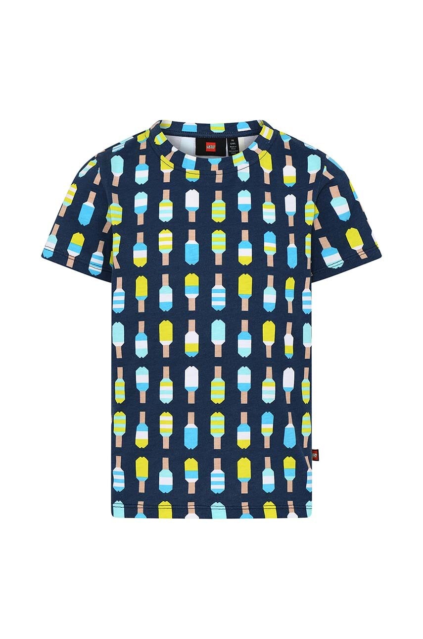 Dječja majica kratkih rukava Lego boja: tamno plava, s uzorkom
