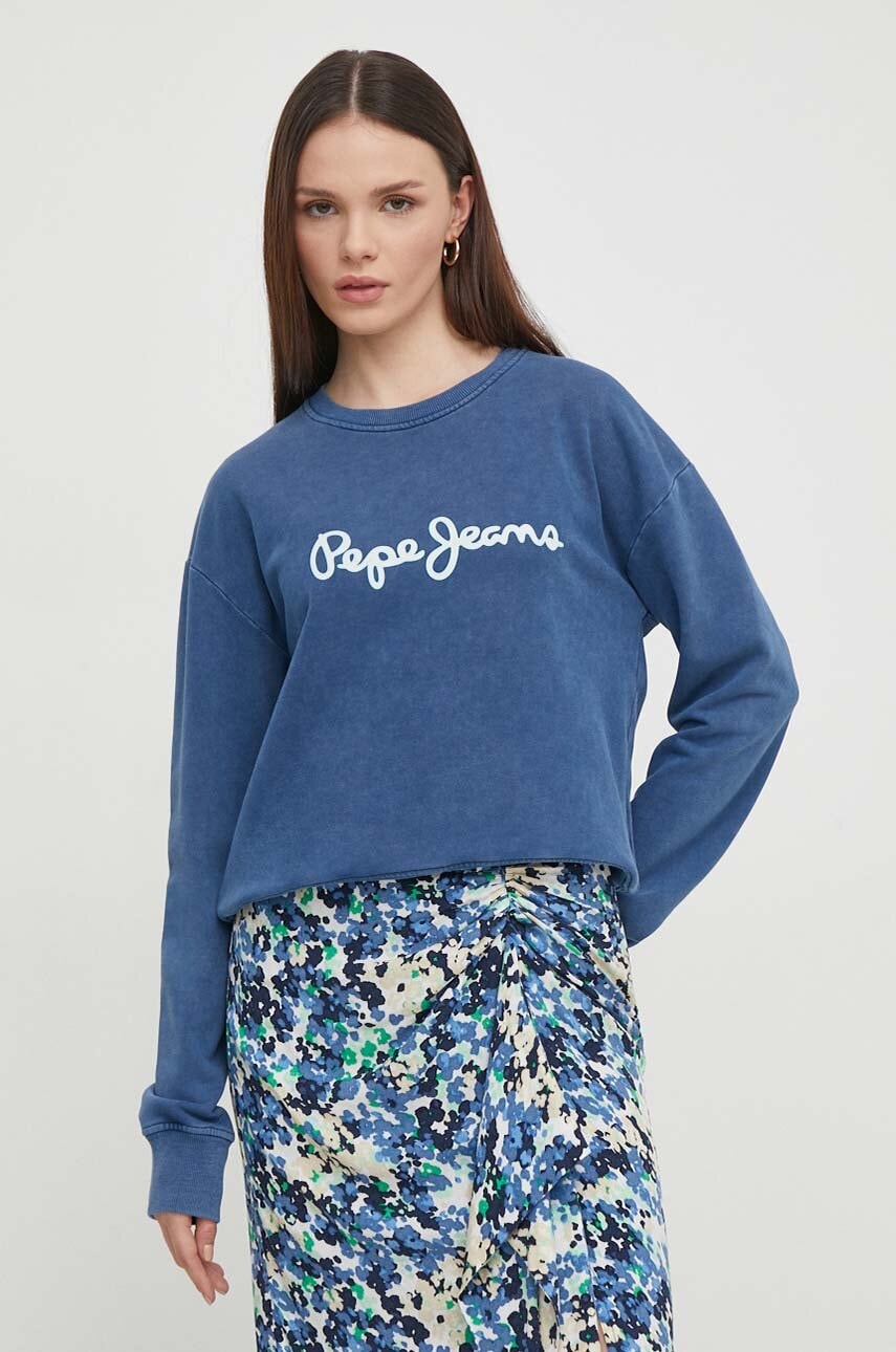 Dukserica Pepe Jeans LANA za žene, s tiskom, PL581430