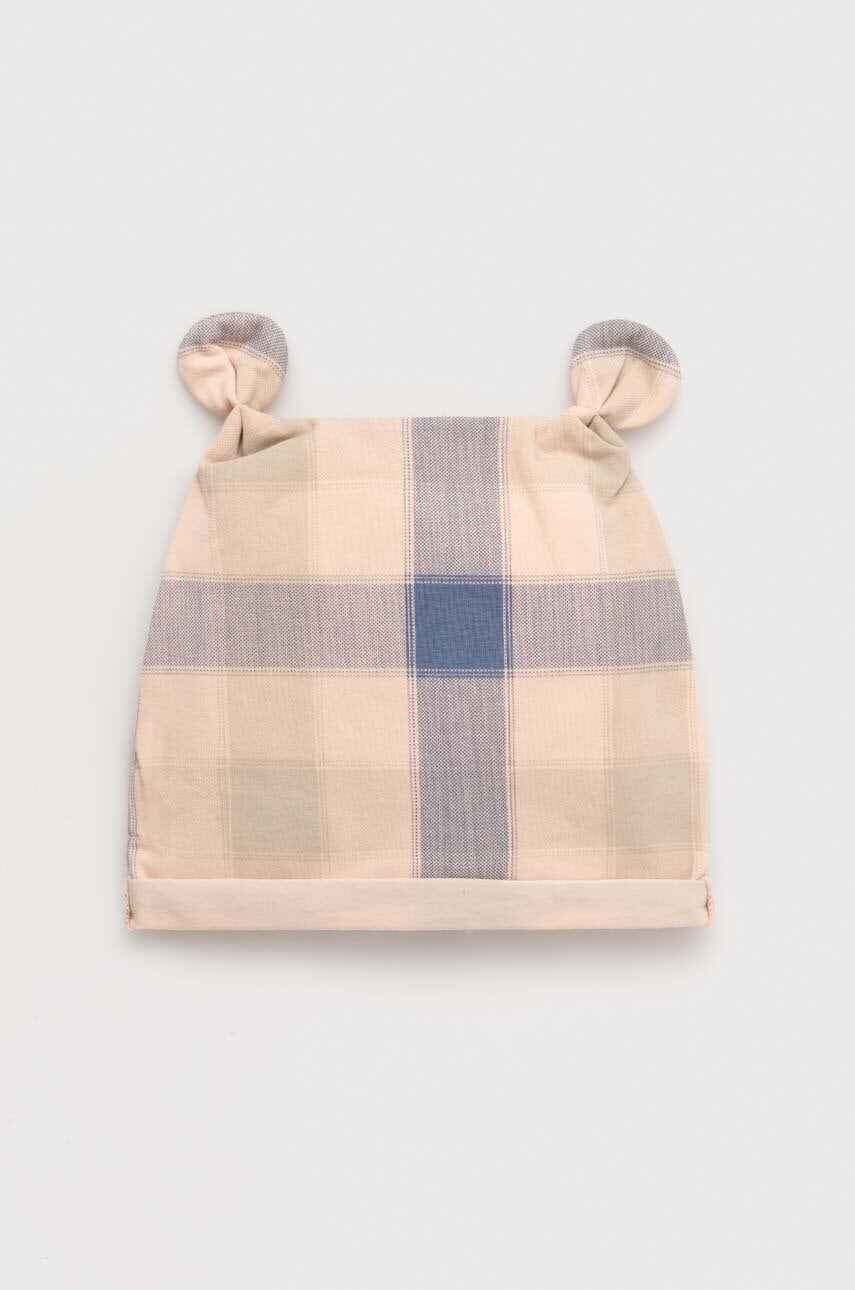 Dječja kapa United Colors of Benetton boja: ružičasta, od tanke pletenine