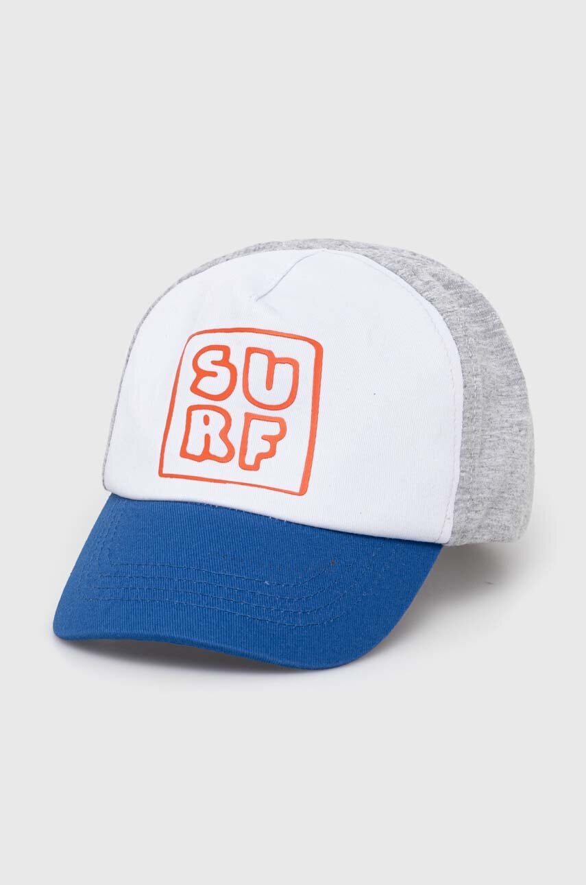 Otroška baseball kapa zippy siva barva