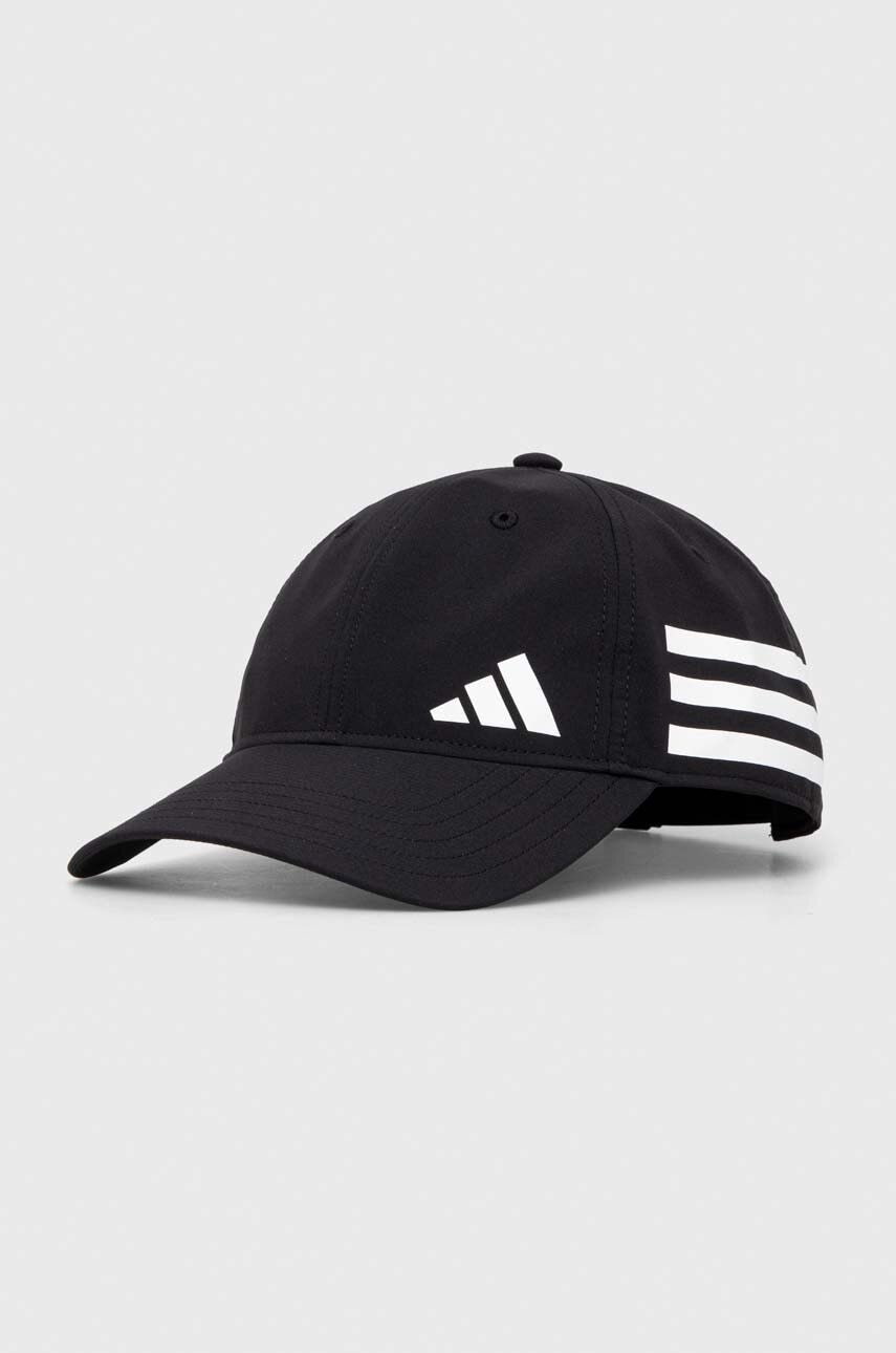 Kapa s šiltom adidas Performance Bold Baseball črna barva IS3747