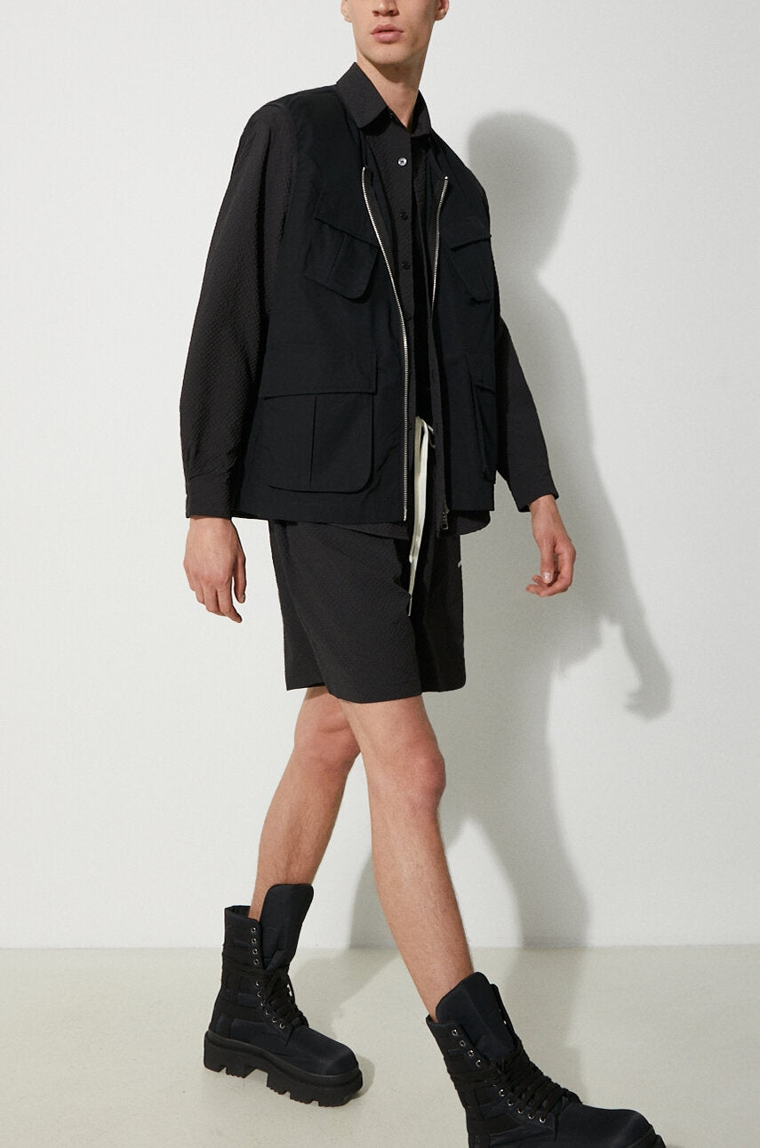 MKI MIYUKI ZOKU Ripstop Cargo Vest boja: crna, za prijelazno razdoblje, RIPSTOP.CARGO.VEST