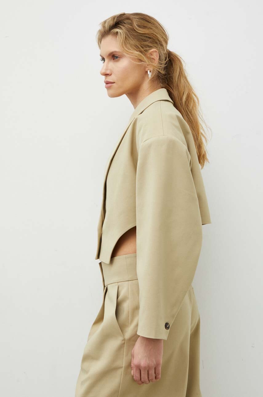 Sako 2NDDAY 2ND Morgan - Modern Suiting boja: bež, jednoredno zakopčavanje, bez uzorka, 2242115166