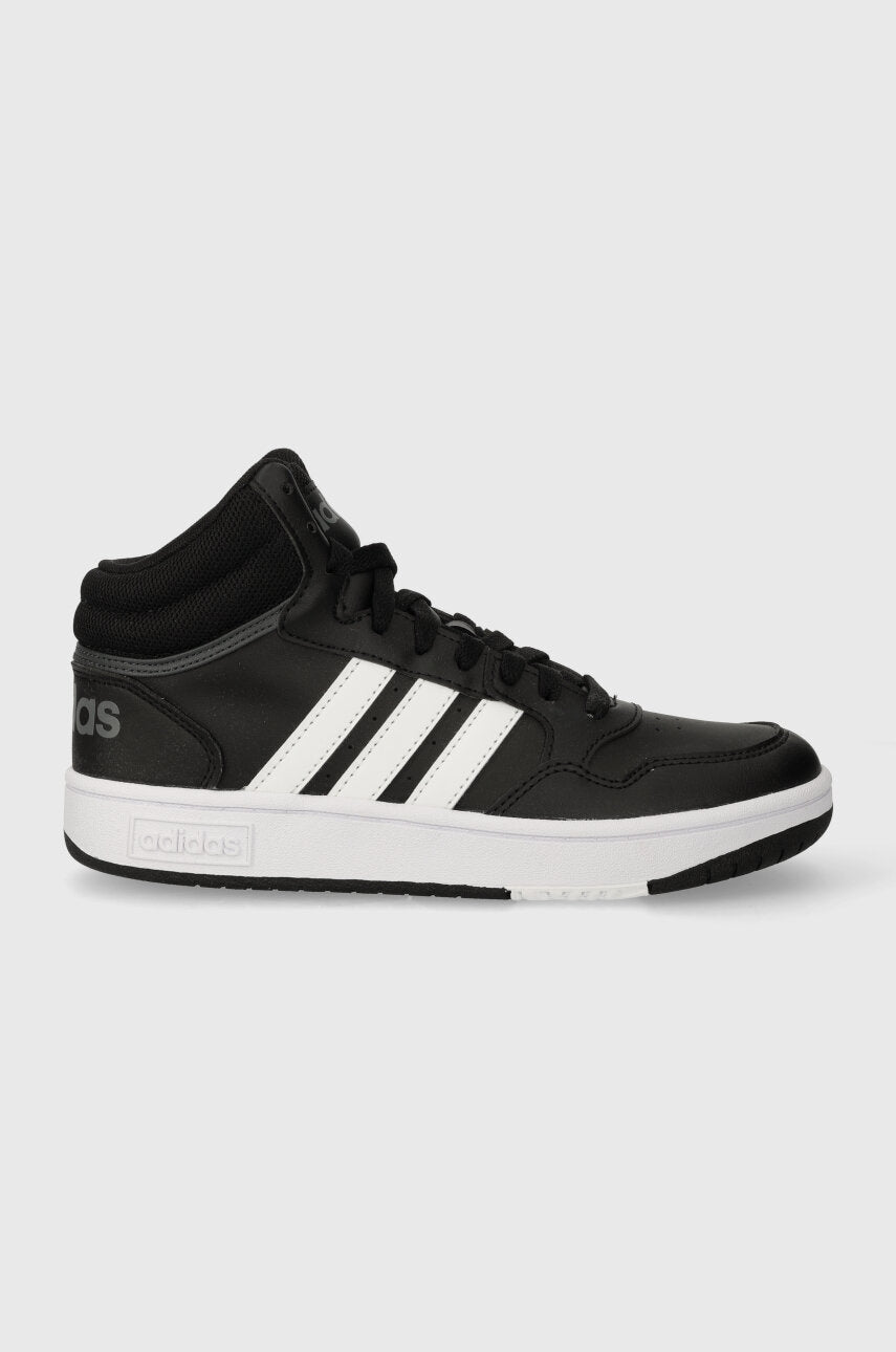 Otroške superge adidas Originals HOOPS 3.0 MID K črna barva
