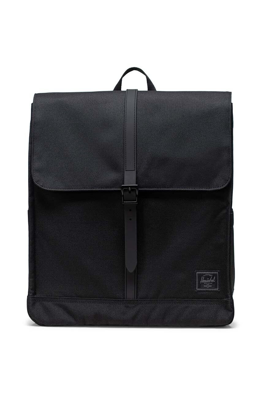 Ruksak Herschel City Backpack boja: crna, veliki, bez uzorka