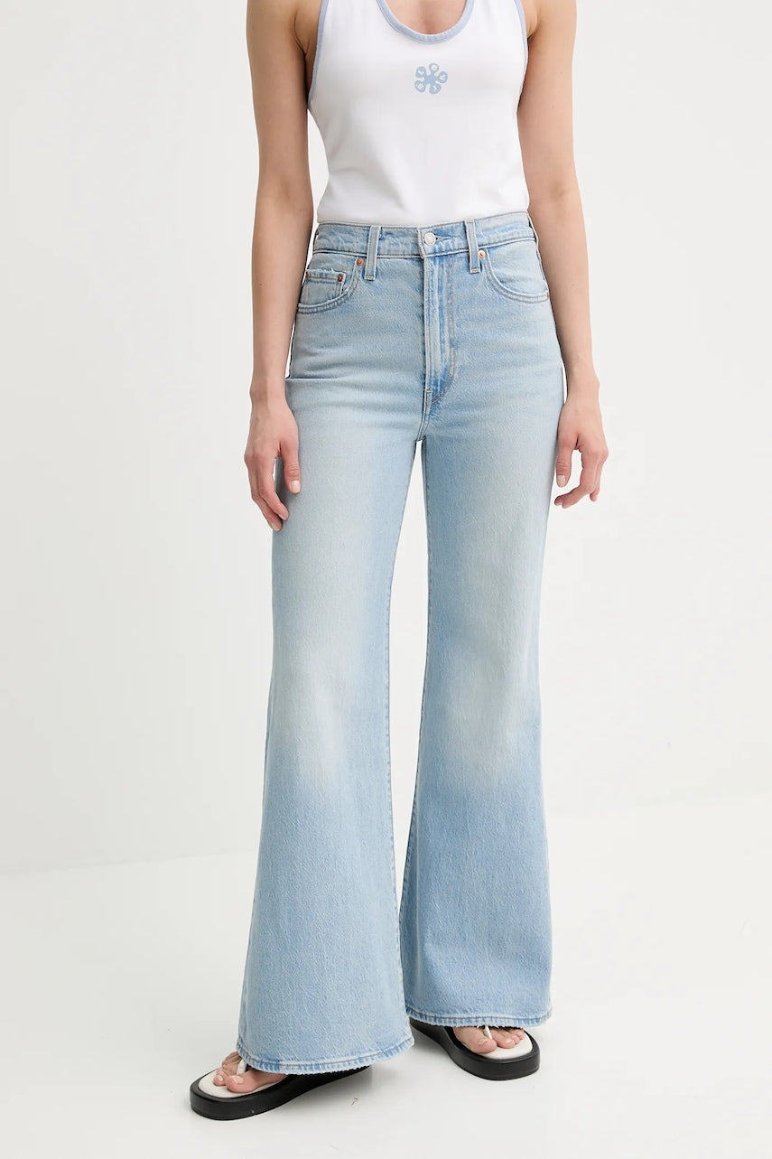 Traperice Levi's RIBCAGE BELLS RIBCAGE BELLS visoki struk A7503