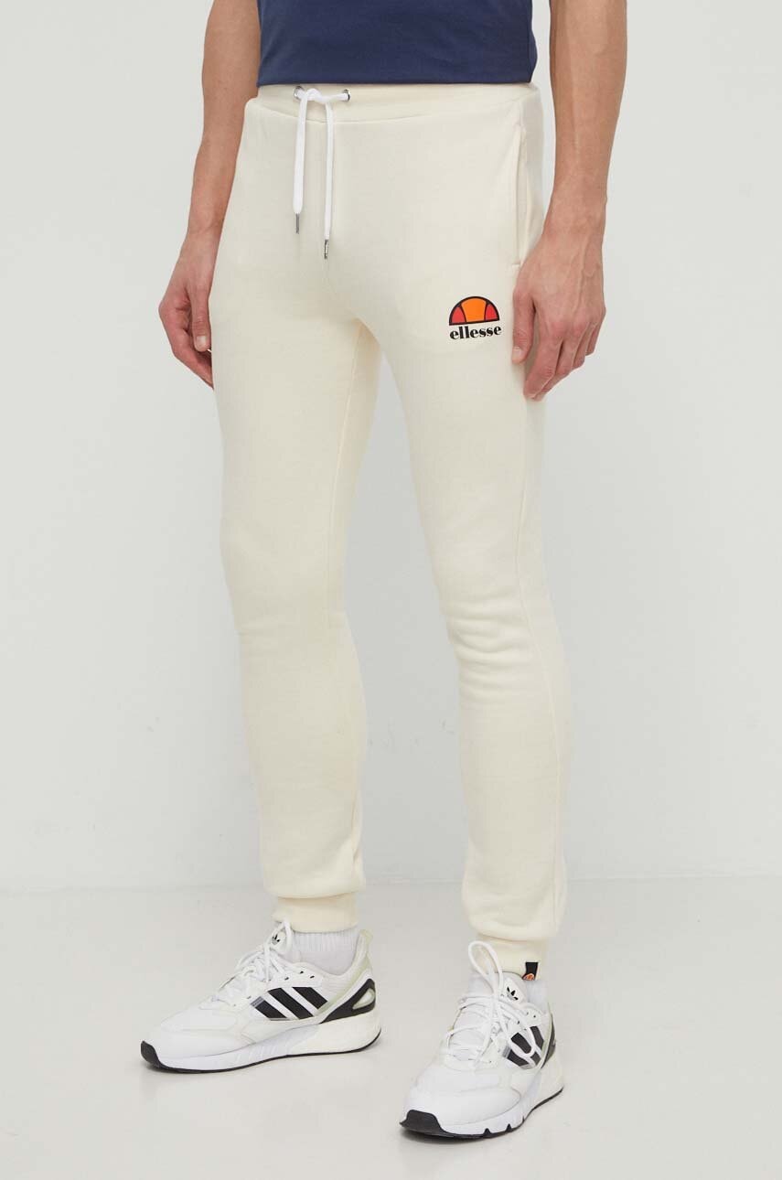 Spodnji del trenirke Ellesse Ovest Jog Pant bež barva, SHV01763