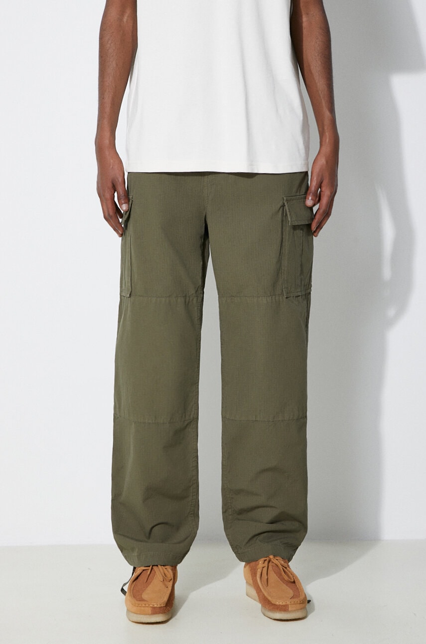 Pamučne hlače Stan Ray Cargo Pant boja: zelena, cargo kroj, CE2404263