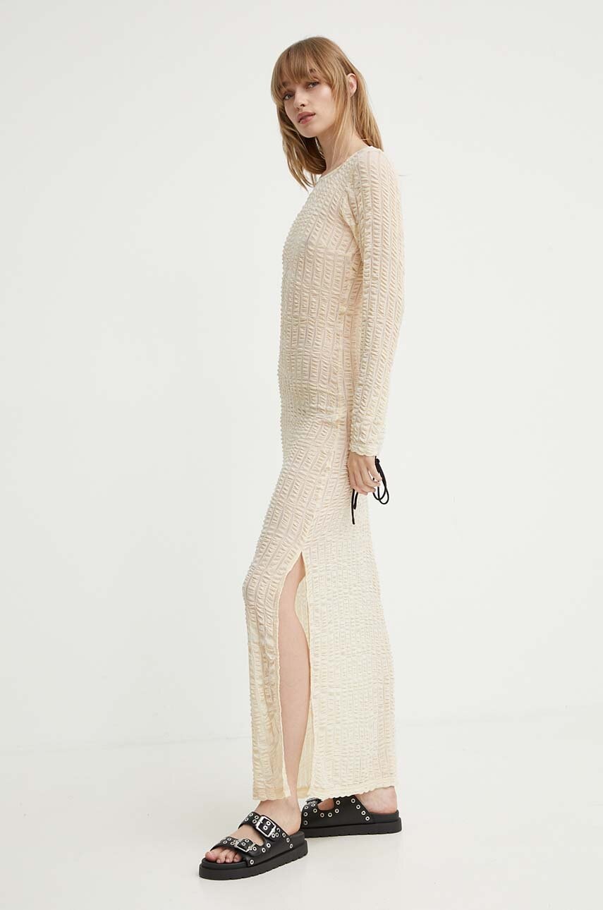 Haljina Résumé AdalynRS Dress boja: bež, maxi, ravna, 20601124