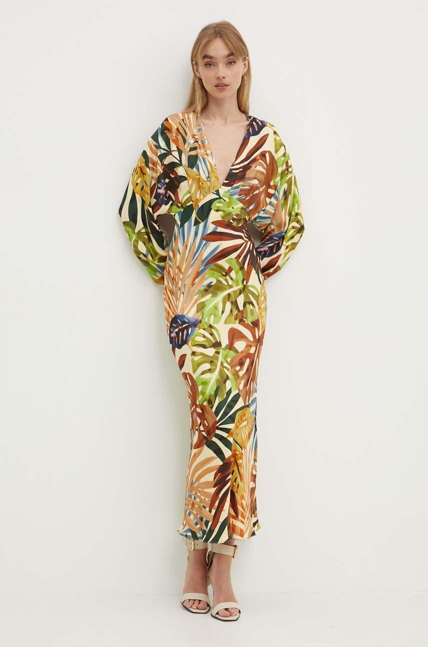 Obleka Never Fully Dressed Emma zelena barva, NFDDR1519