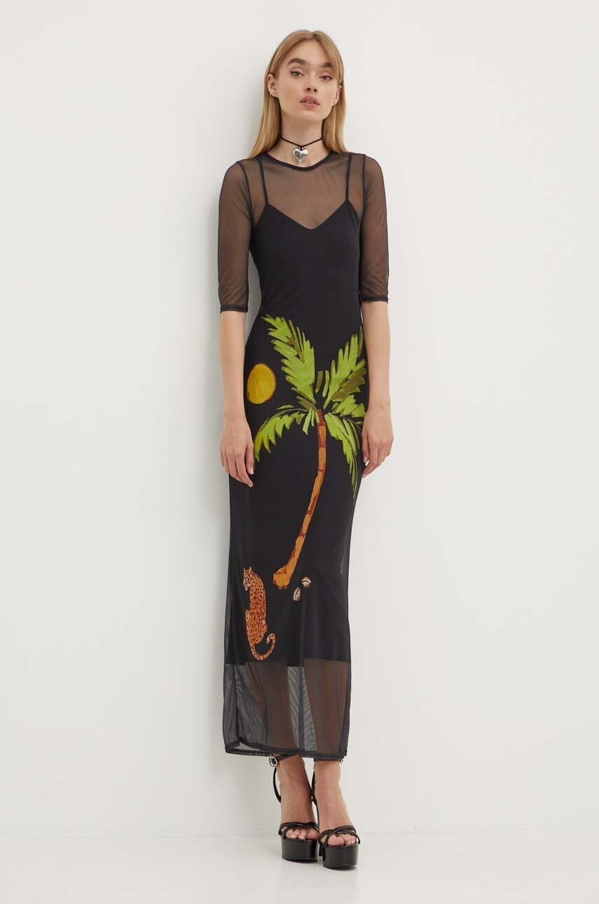 Haljina Never Fully Dressed Izzy boja: crna, midi, uska, NFDDR1343