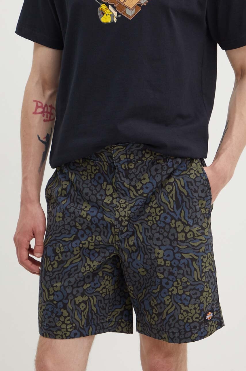 Pamučne kratke hlače Dickies SALTVILLE boja: tamno plava, DK0A4YSH