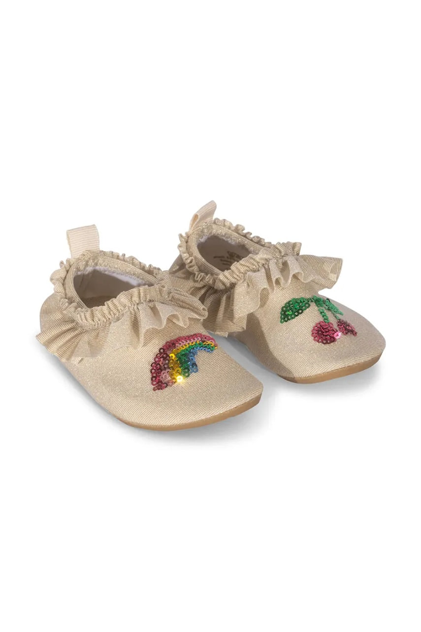 Otroški čevlji za vodo Konges Sløjd BEATRICE SWIM SHOES bež barva, KS102637