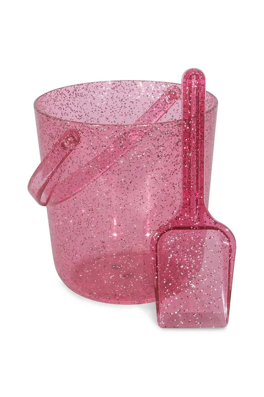 Set igračaka za pješčanik Konges Sløjd BEACH BUCKET AND SHOVEL GLITTER KS102458