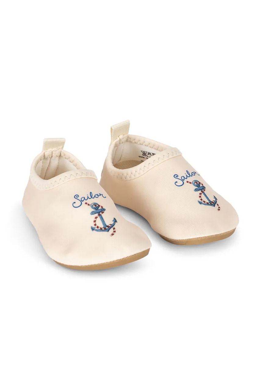 Otroški čevlji za vodo Konges Sløjd ASTER SWIM SHOES bež barva, KS103349