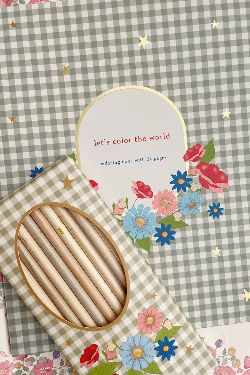 Bojanka Konges Sløjd COLORING BOOK AND COLOR PENCILS FSC KS103134