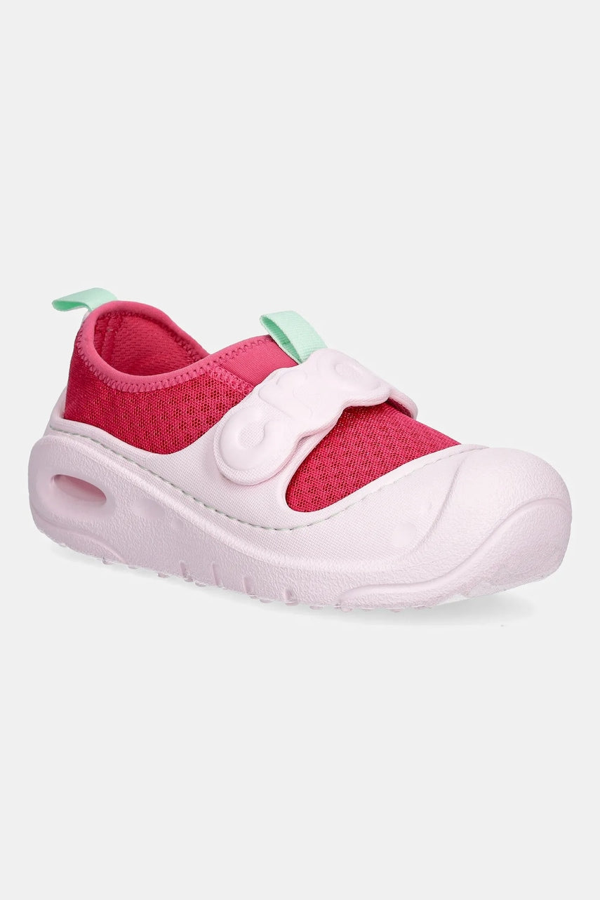 Otroški čevlji za vodo Crocs SWIFTWATER SPLASH roza barva, 210619